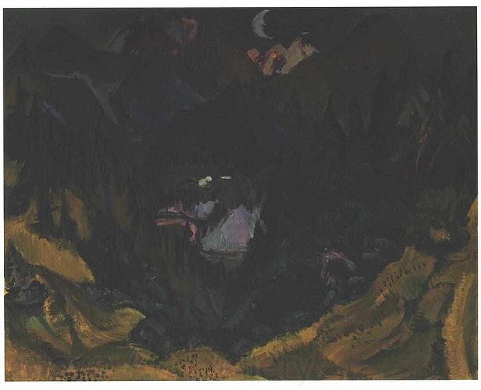 Ernst Ludwig Kirchner Junkerboden Norge oil painting art